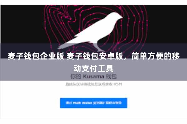 麦子钱包企业版 麦子钱包安卓版，简单方便的移动支付工具